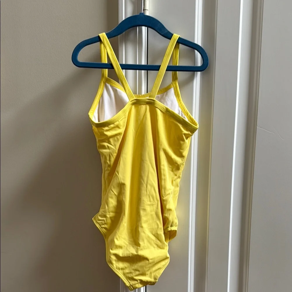 🩱Gymboree Girls Yellow Butterfly Kids Swimsuit One-Piece Bathing Suit Swim